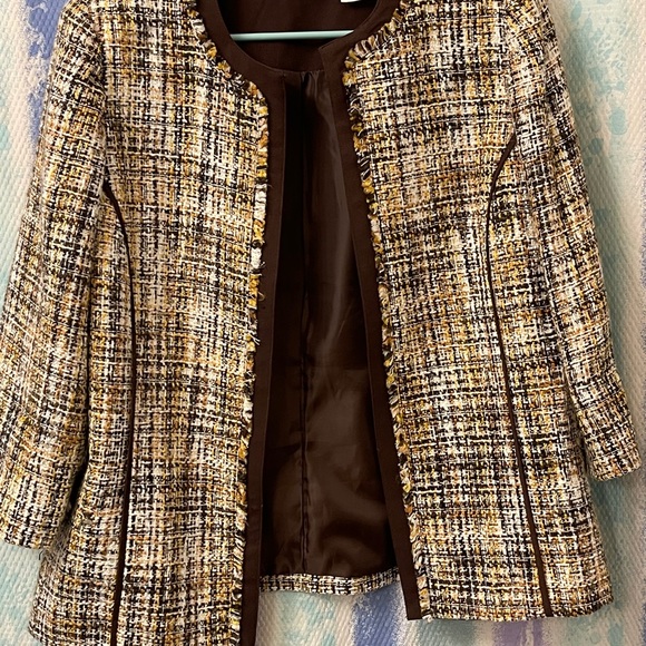 Alfred Dunner Tweed blazer size 8 - Picture 5 of 8